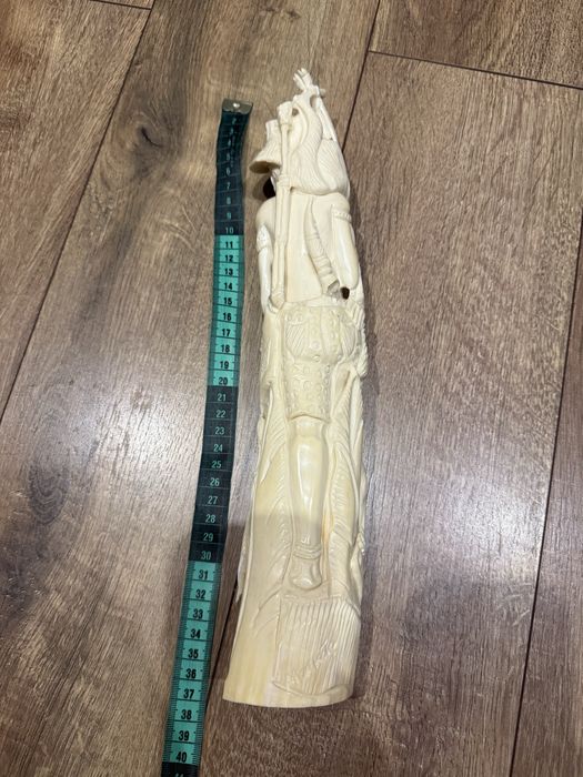 китайская статуэтка изделие фигурка сл. kоsть антиквариат бивень