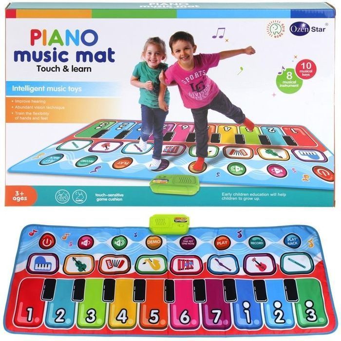 Mata Muzyczna do Tańczenia Interaktywna Pianinko Gra Taneczna Dzieci