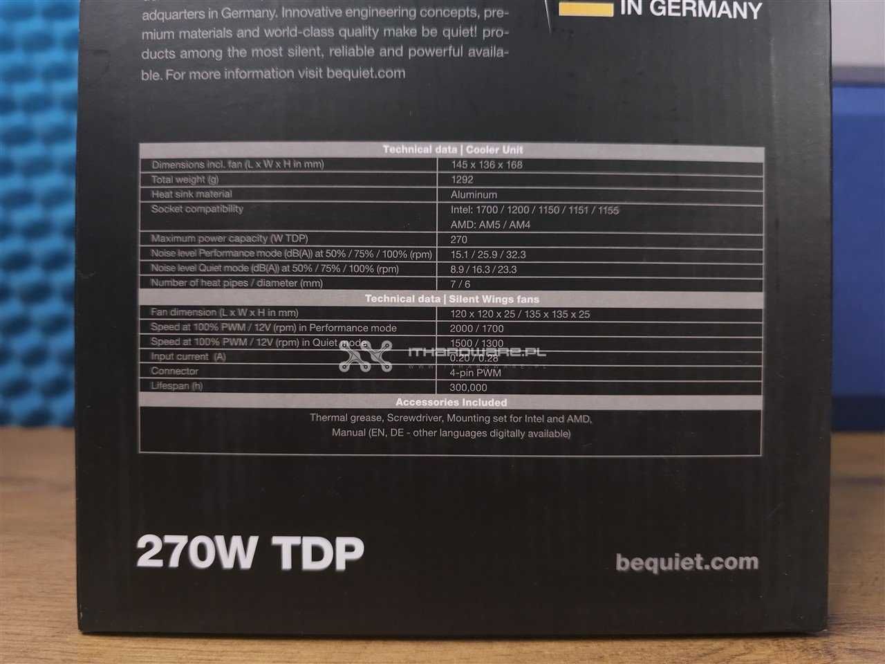 Chłodzenie CPU be quiet! Dark Rock Pro 5 (BK036)