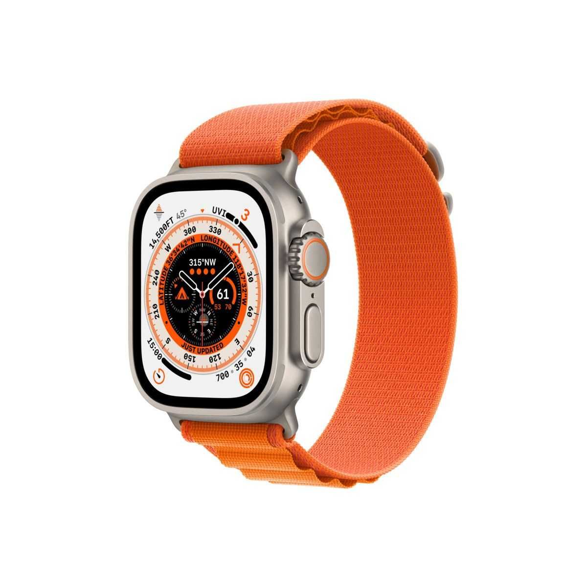 Apple Watch Ultra (Titanium) - 49mm - Orange Alpine Loop - SELADO