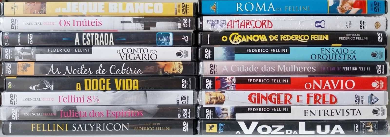 DVDs de filmes de Federico Fellini