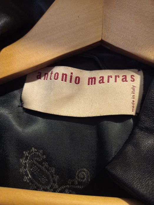 Пальто плащ кожаное Antonio Marras Италия