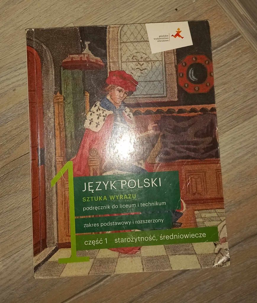 podręcznik do j.Polskiego do klasy.1 cz 1 i 2 " SZTUKA WYRAZU