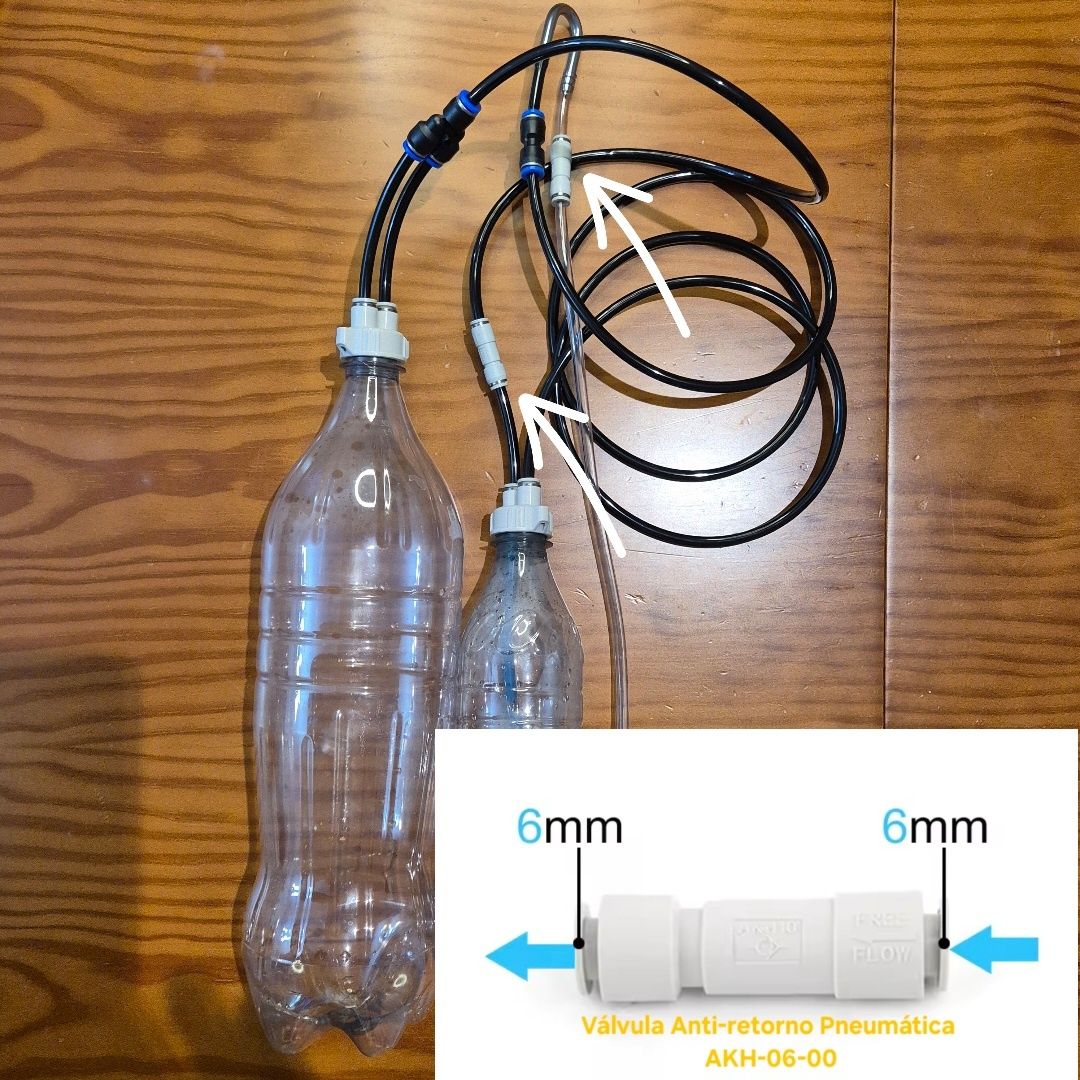 Sistema CO2 Caseiro p/ Aquários - Material pneumático