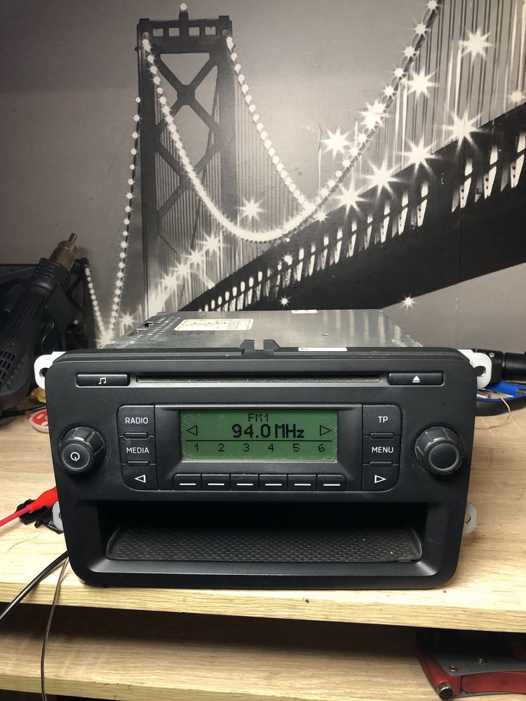 Radio blues skoda fabia Z KODEM
