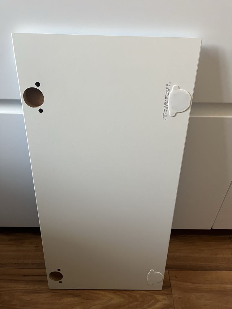 30x60 VOXTORP biały połysk front drzwi ikea metod maximera utrusta