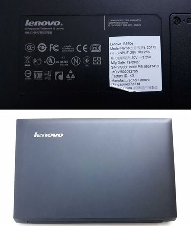 Ноутбук Lenovo B570e РАБОЧИЙ на запчасти (разборка)