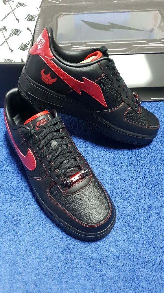 NIKE x RTFKT Air Force 1 DEMON "1 of 953" Sapatilhas FORGED KIT CloneX