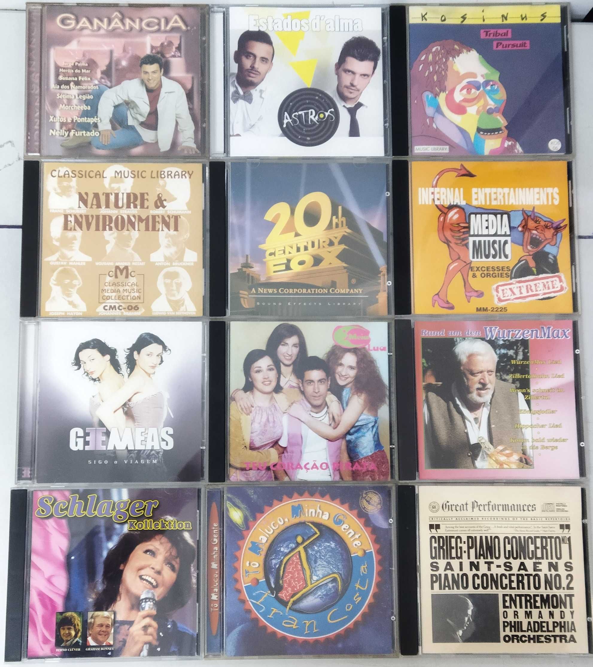 Lote Composto por 96 CDs Originais, musica variada