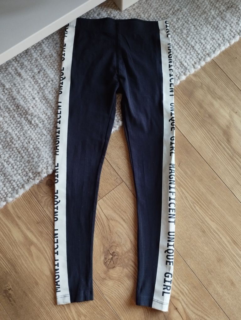 128cm legginsy, getry dziewczęce