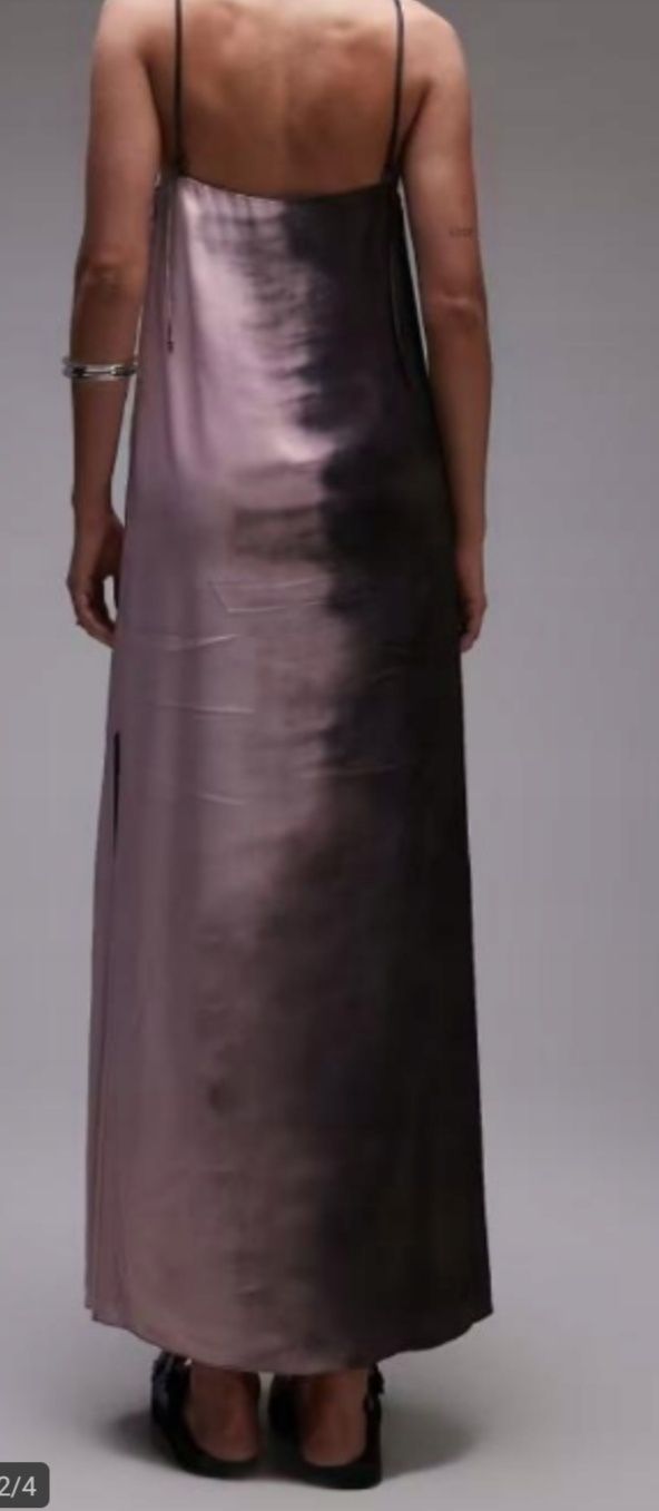 TOP SHOP sukienka maxi ombre na ramionczkach 40 L