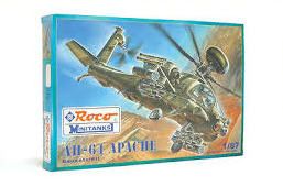 Roco, helicóptero Apache AH-64, escala 1/87