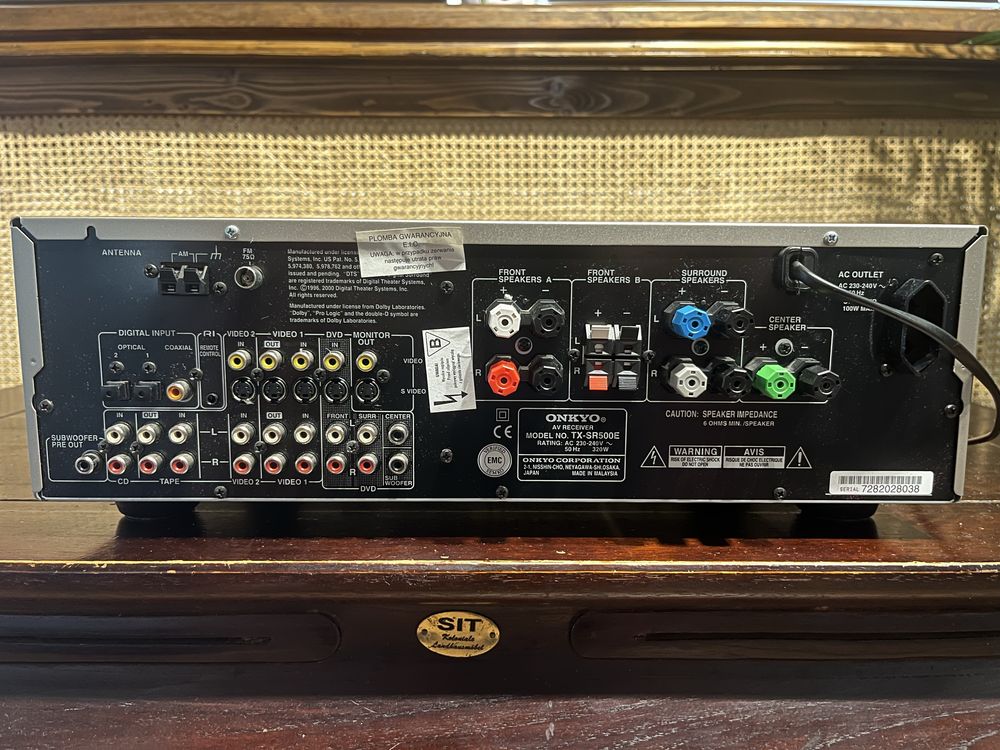 Onkyo TX-SR500E – amplituner 5.1, sprawny, solidne brzmienie