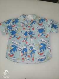 Koszula Sonic H&M, rozmiar 116