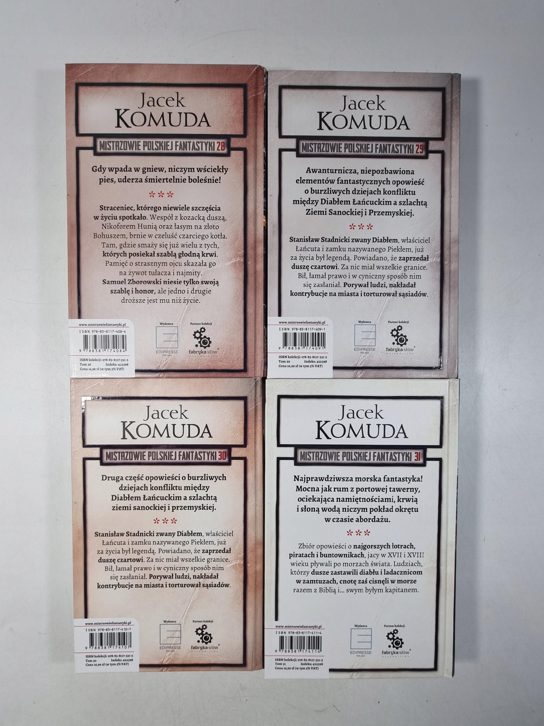 Jacek Komuda / Mistrzowie Polskiej Fantastyki 28-31 / Zborowski