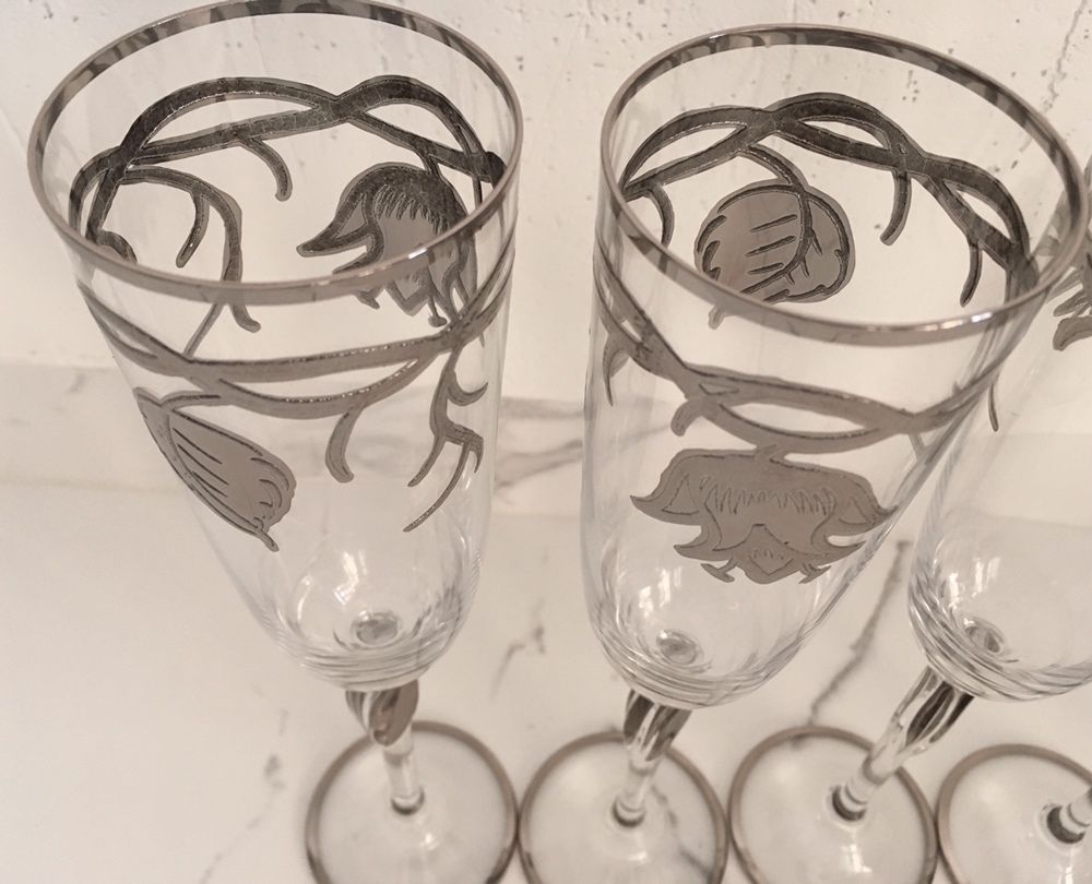 Италия "Robert design" Firenzе бокалы для шампань ручной работы