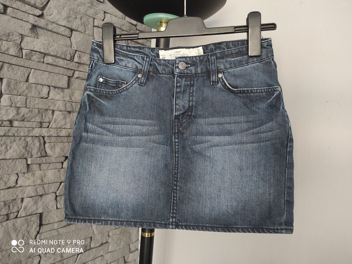 H&M__Spódniczka jeansowa