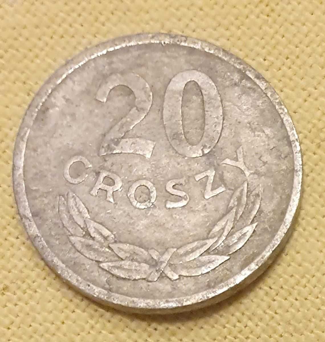 Moneta  20  GROSZY, 1972 r