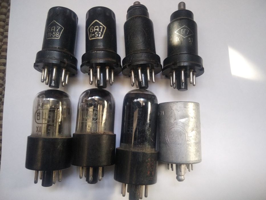 6п6с 6ц5с 6а7 6г7  6к7 лампа ссср