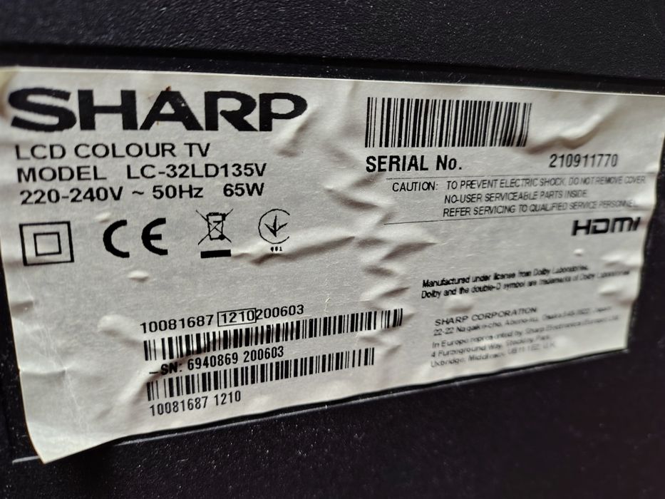 Sharp LC-32LD135V
