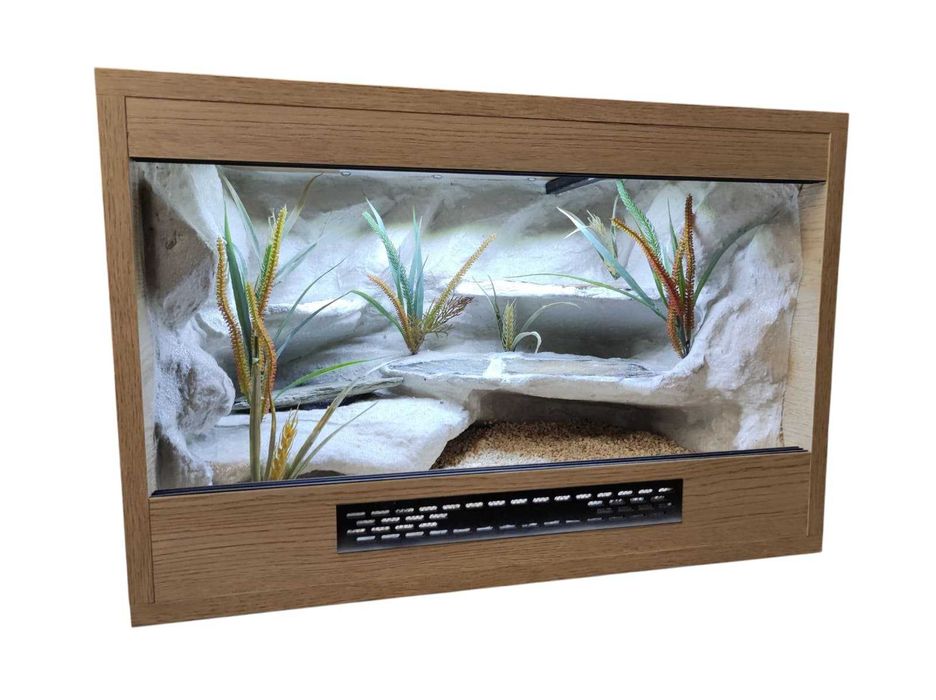 Terrarium pustynne nr784 60/40/40 dla gekona lamparciego DOSTĘPNE