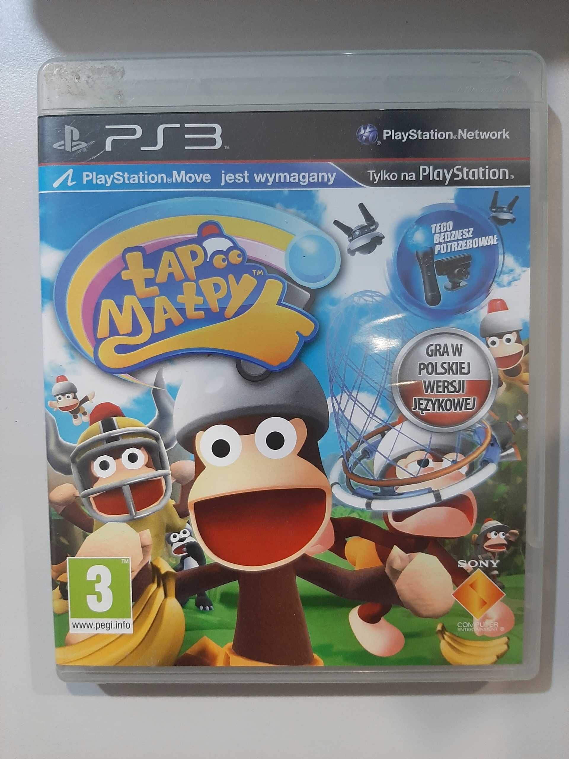 Łap Małpy ps3 PL Wersja Językowa