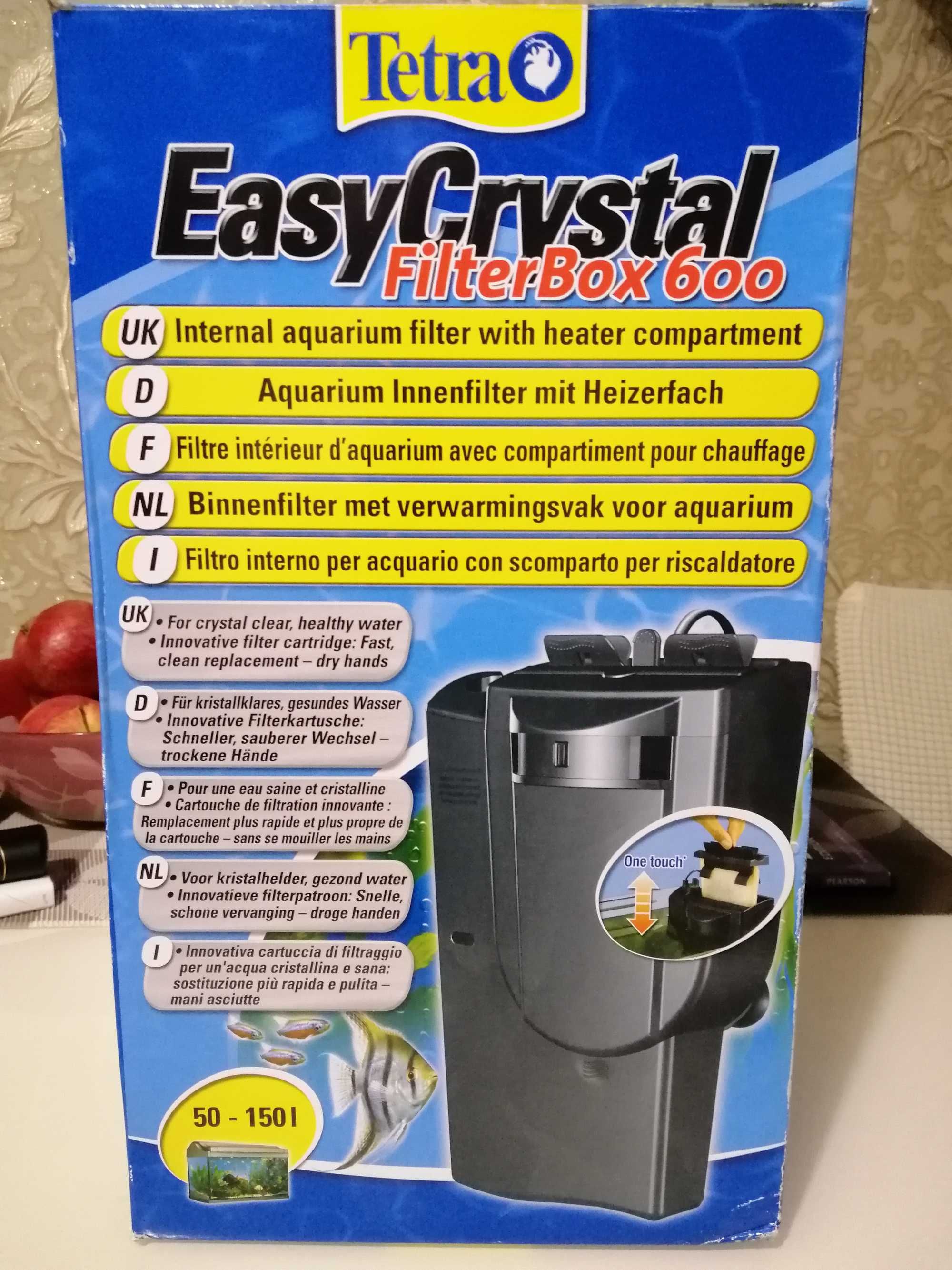 Фільтр для акваріума (внутрішній) Tetra Easy Crystal 600