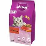 WHISKAS sucha karma dla kota z wołowiną 14 kg