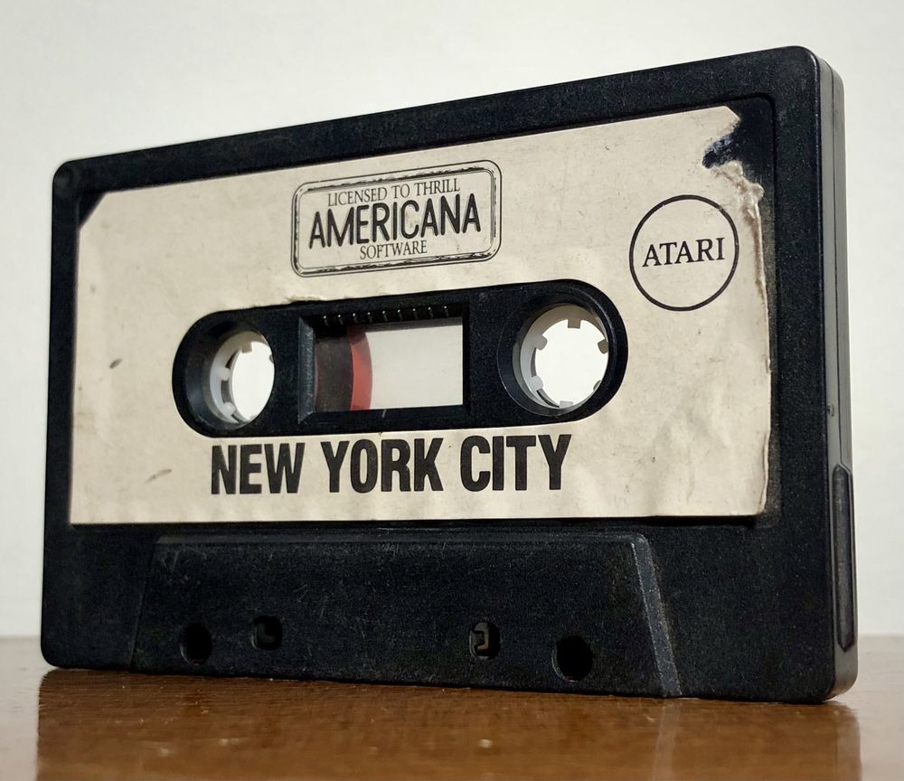 Gra New York City N.Y.C. kaseta magnetofonowa ATARI XL XE 8-bit retro