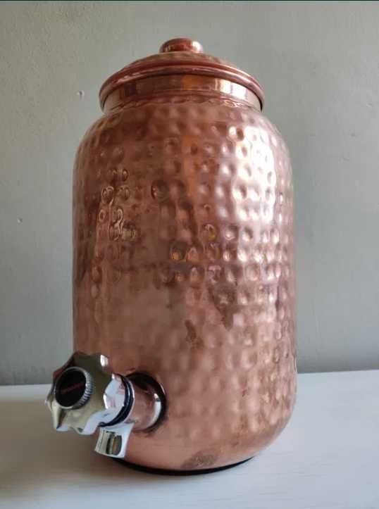 Baniak miedziany na wodę / Naczynie miedziane / 4,5 l / Bangalore