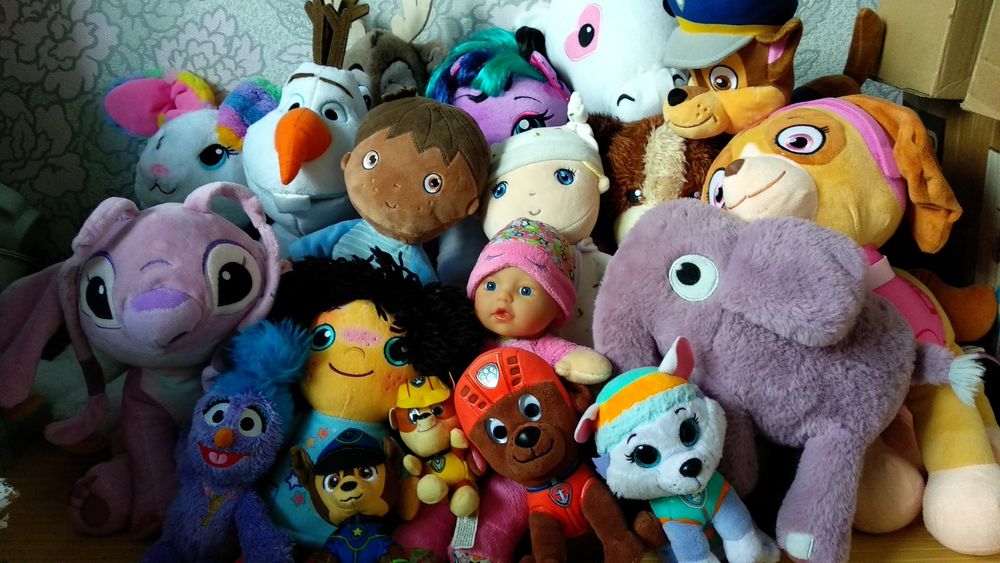 Игрушка Олаф Стич Build a bear Щенячий патруль лот