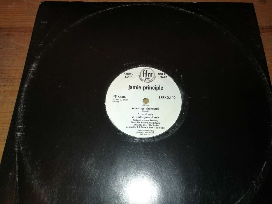 JAMIE   PRINCIPLE (DANCE) - Rebels (Get Righteous) MAXI