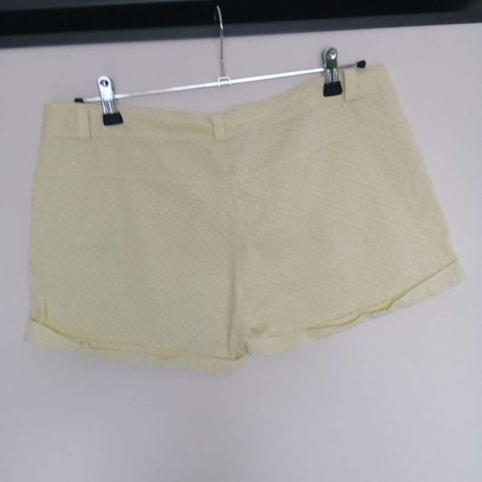 Szorty damskie żółto-białe L/XL
