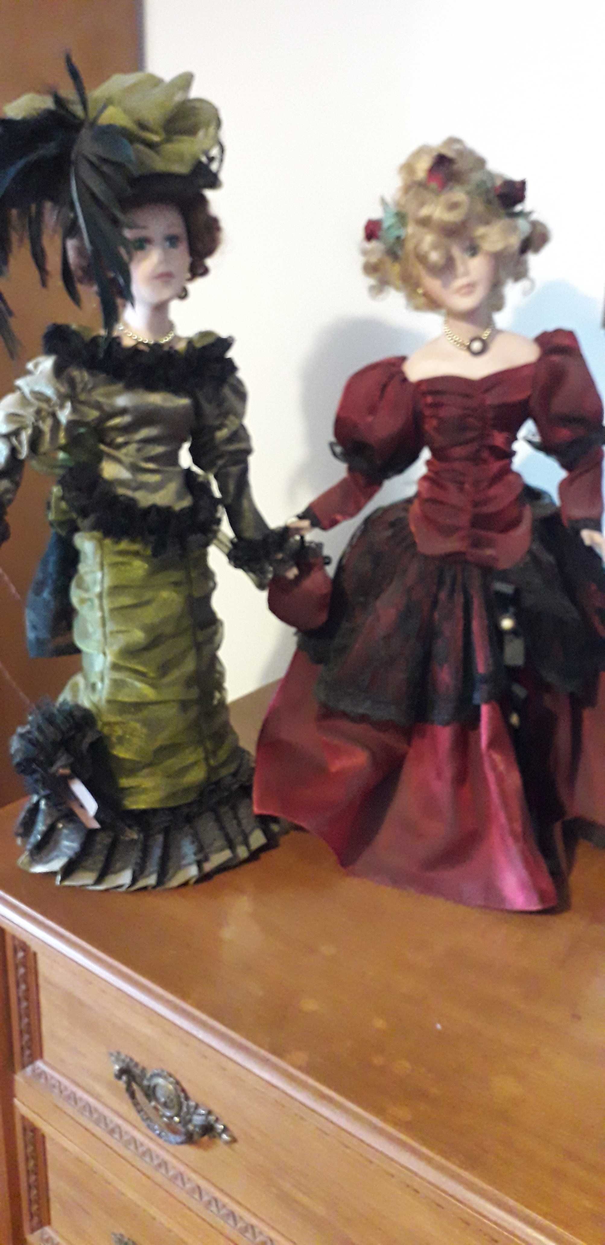Bonecas de porcelana "Damas antigas"*** NOVO PREÇO***
