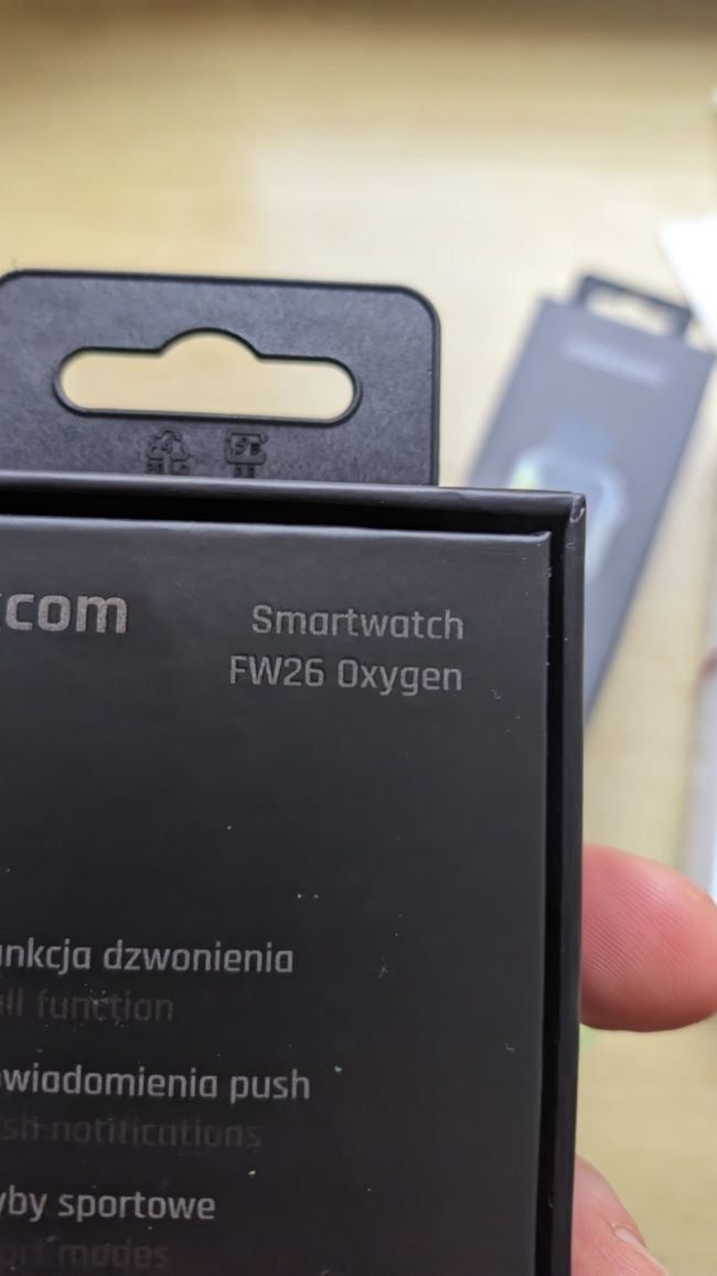 Smartwatch Maxcom oxygen FW26. Nowy 24m-ce Gwarancji