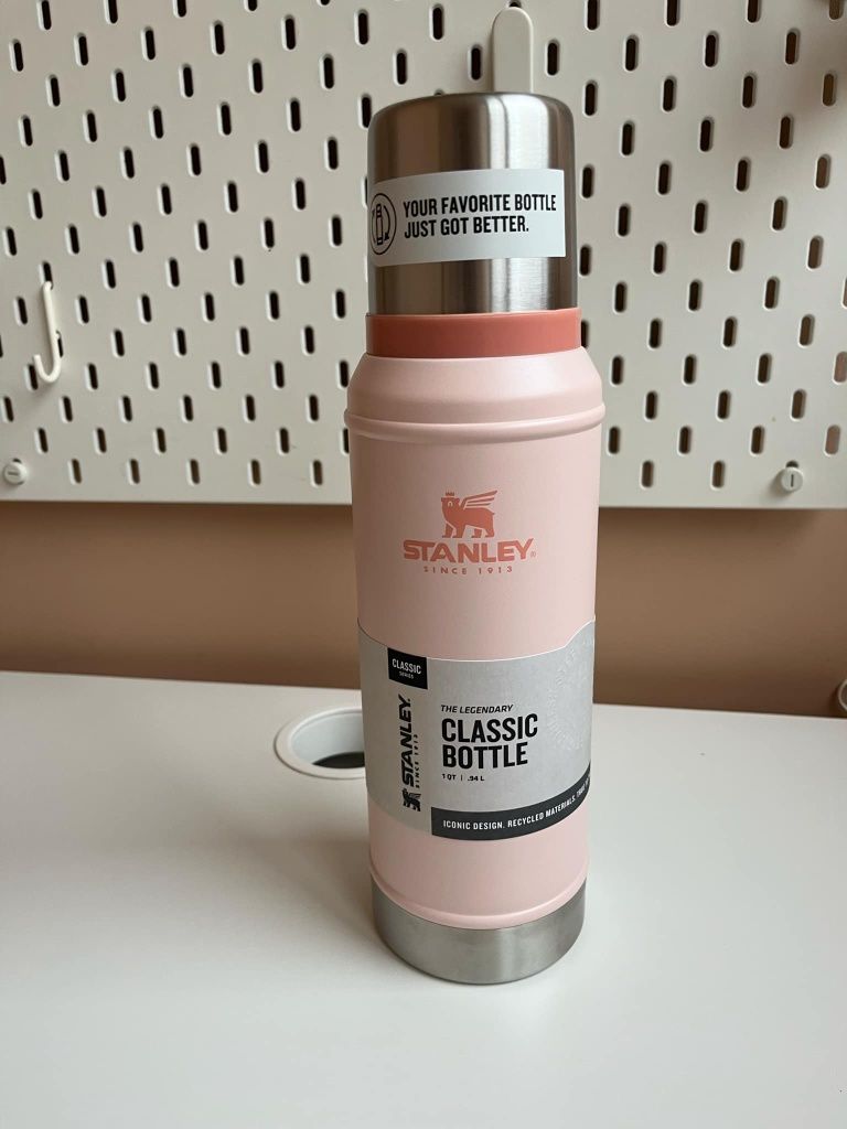 Термос Stanley legendary classic bottle 1qt 0.94L розовий