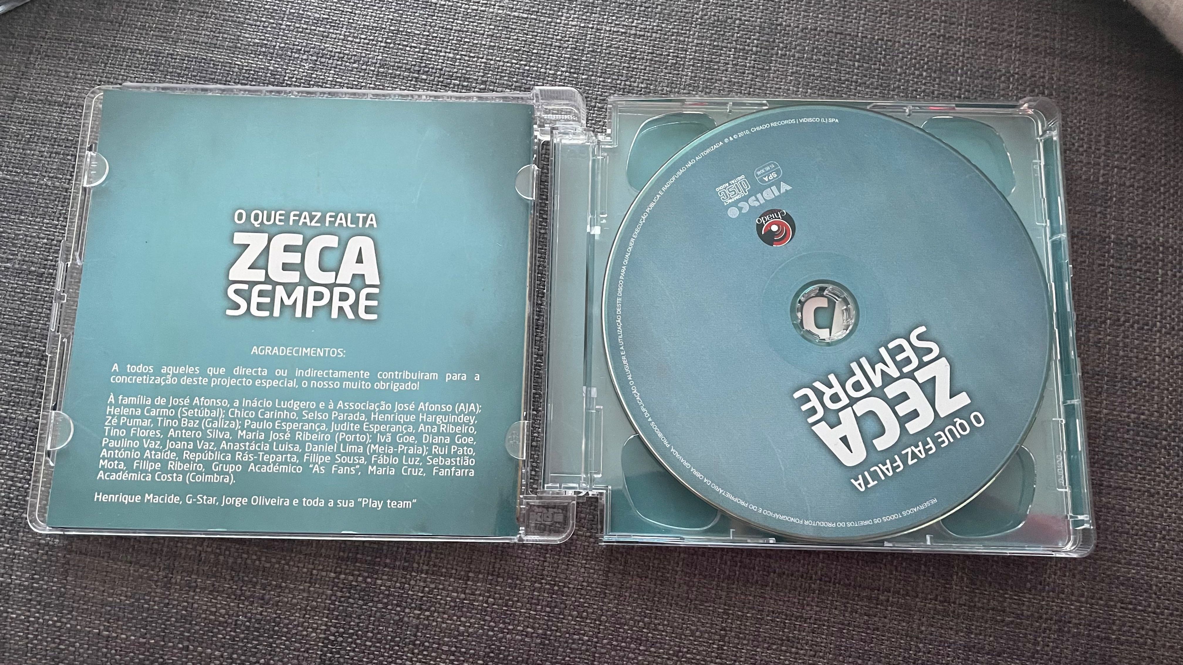 Zeca Sempre ‎– O Que Faz Falta - cd + dvd