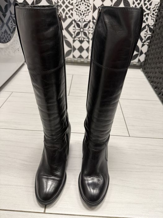 Kozaki Ryłko – skóra naturalna – rozmiar 39, obcas 8,5 cm, polecam!