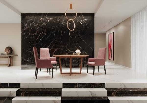 Płytki 59,8 X 59,8 IMPULSIVE BLACK Gres Szkl. Rekt. POLER 60 X 60