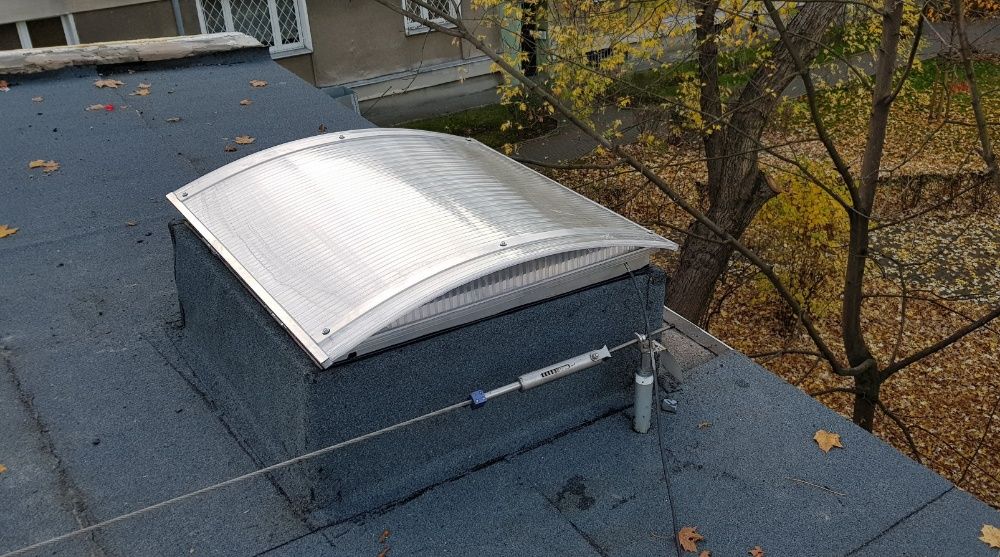 Wyłaz dachowy 80x80 alu, poliweglan gr 16mm, PRODUCENT, rozne wymiary