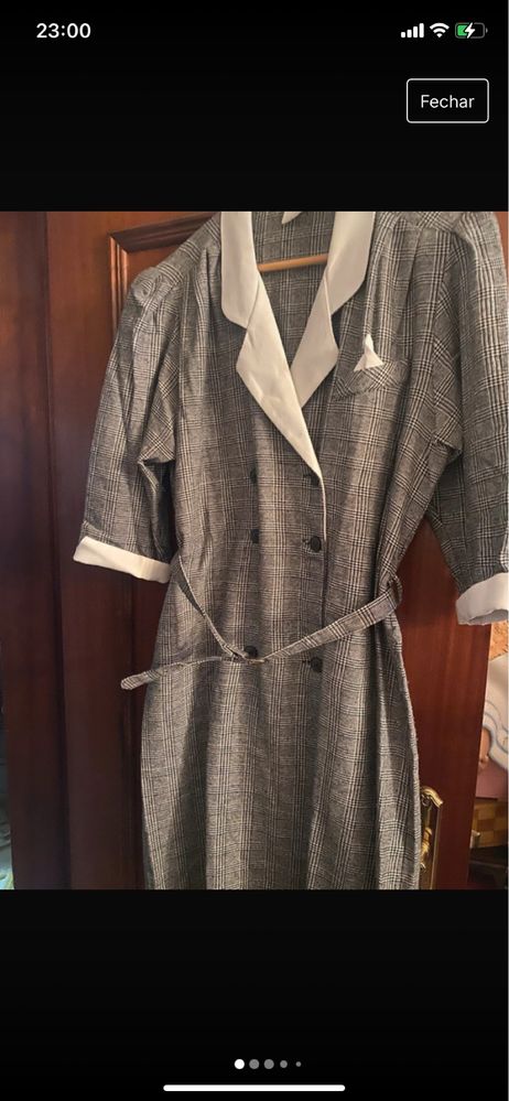 Vestido em fazenda
