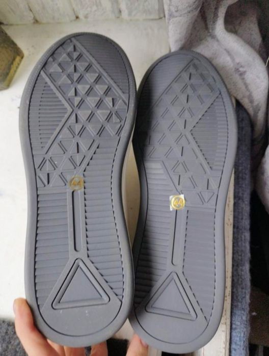 Белые кожаные мокасины/ кроссовки/ чоловічі білі шкіряні кросівки