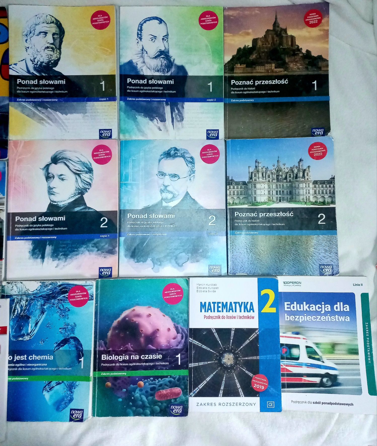 Podręczniki szkolne do liceum ogólnokształcącego i technikum