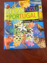 Livro | Atlas Puzzle de Portugal Fauna e Flora