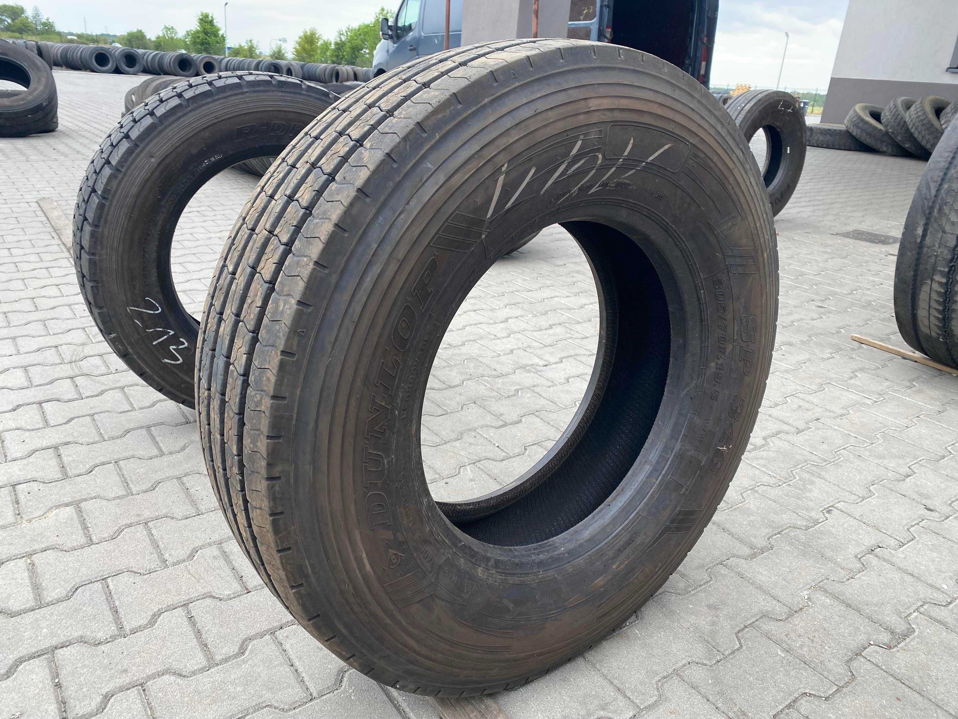 Opona 305/70R19.5 DUNLOP SP346 Przód 12-13mm