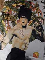 Флаг Брюс Ли  Lee Jun-fan Bruce Lee Hong Kong 135х95