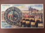 Relógio de Praga em madeira trabalhada