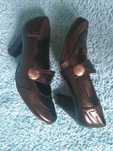 Czarne klasyk buty na obcasie 38 39