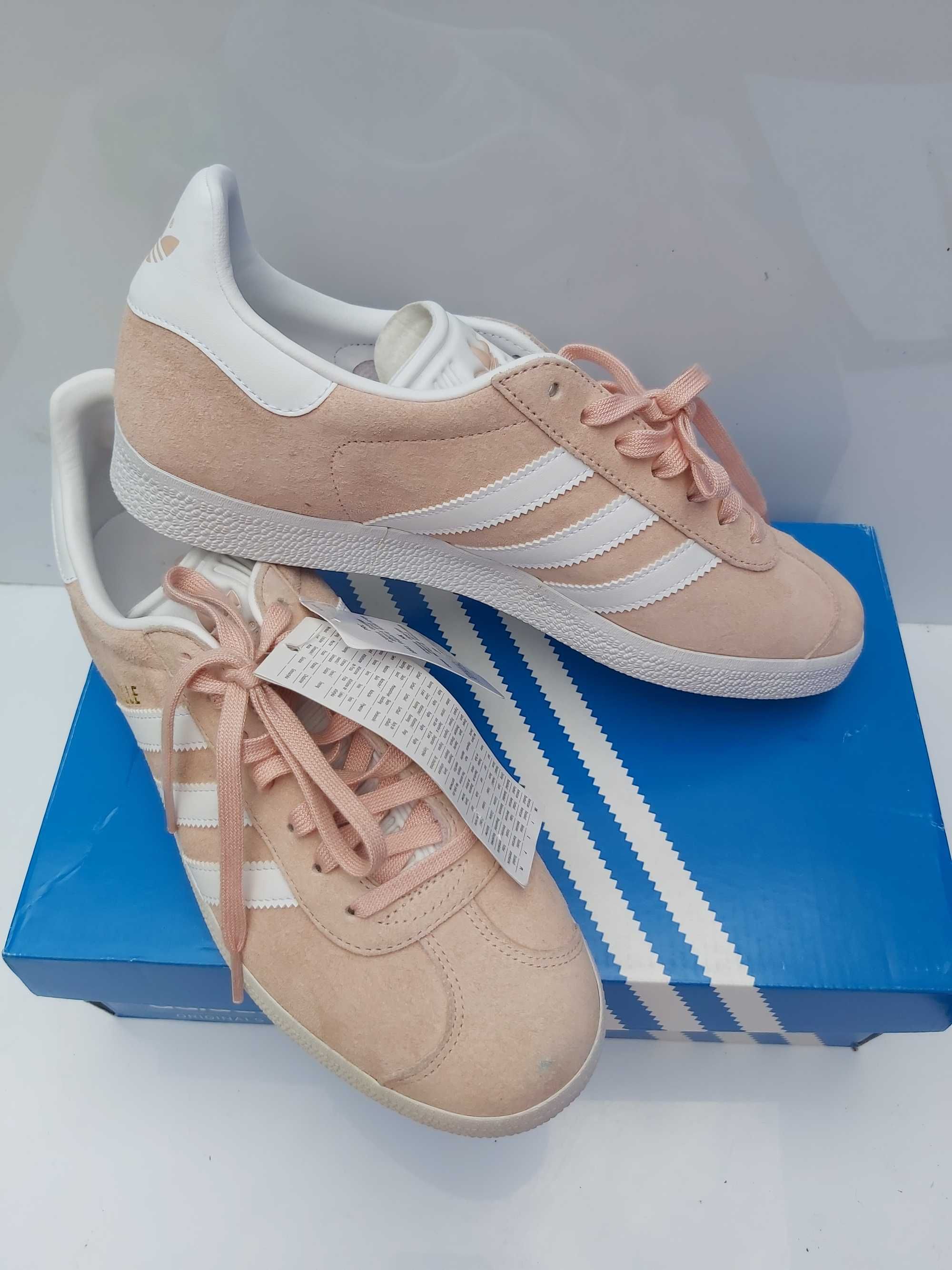 Sportowe buty ADIDAS gazelle pink różowe  sneakersy 40 2/3