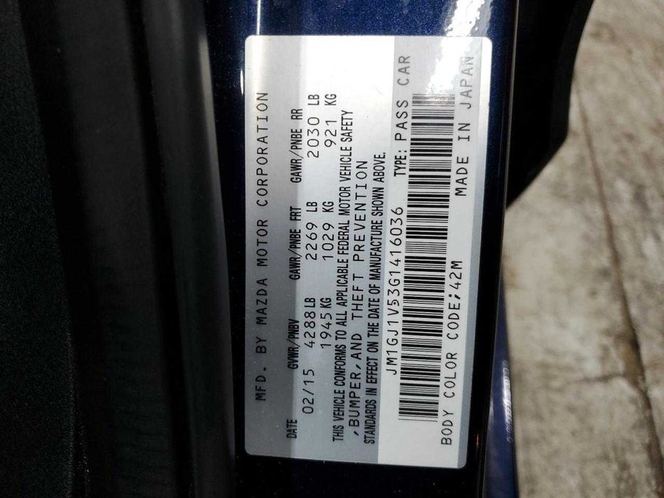 2016 MAZDA 6 Вартість авто в Україні